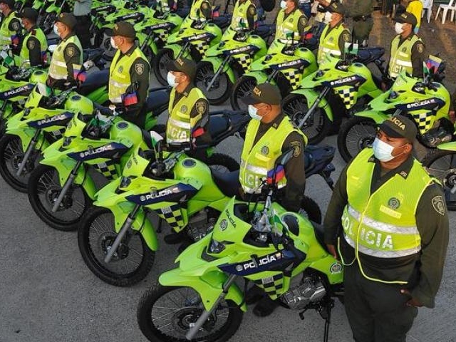 Motocicletas Policía Nacional - Cortesía