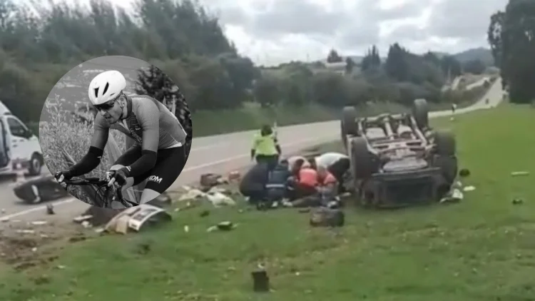 Falleció exciclista profesional embestido por camioneta