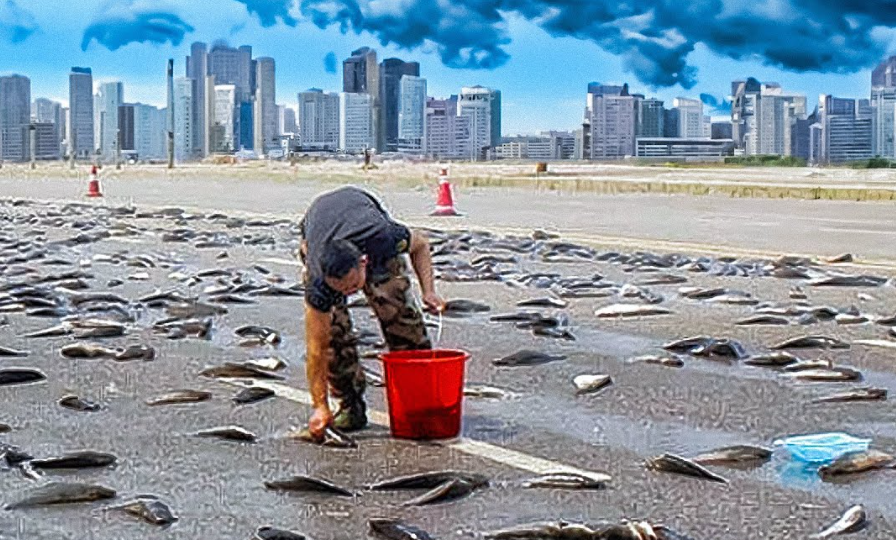 lluvia de peces