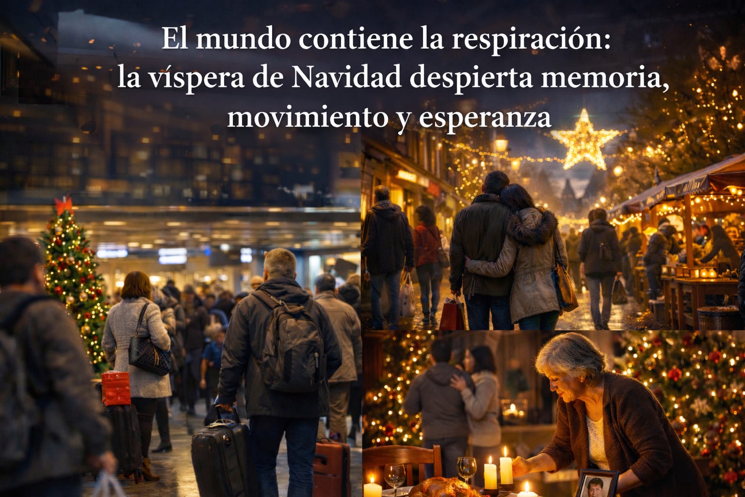 El 23 de diciembre une al mundo en la expectativa del abrazo.