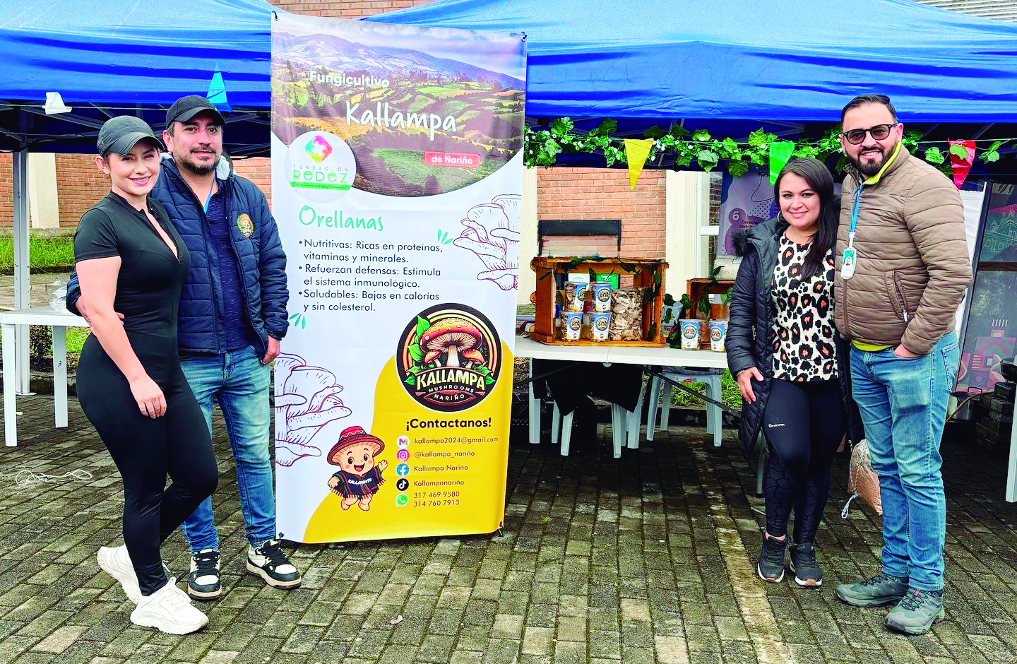 Noguera Everardo, Camila, Ximena, Pedro y Julián Noguera transformaron la fungi¬cultura en un puente entre la historia y el futuro.