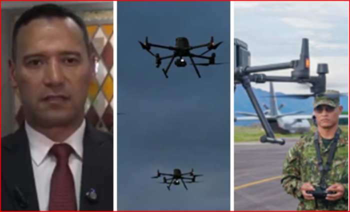 MinDefensa- Drones- Pedro Sánchez- ataques- guerrillero- Colombia- 30ene-