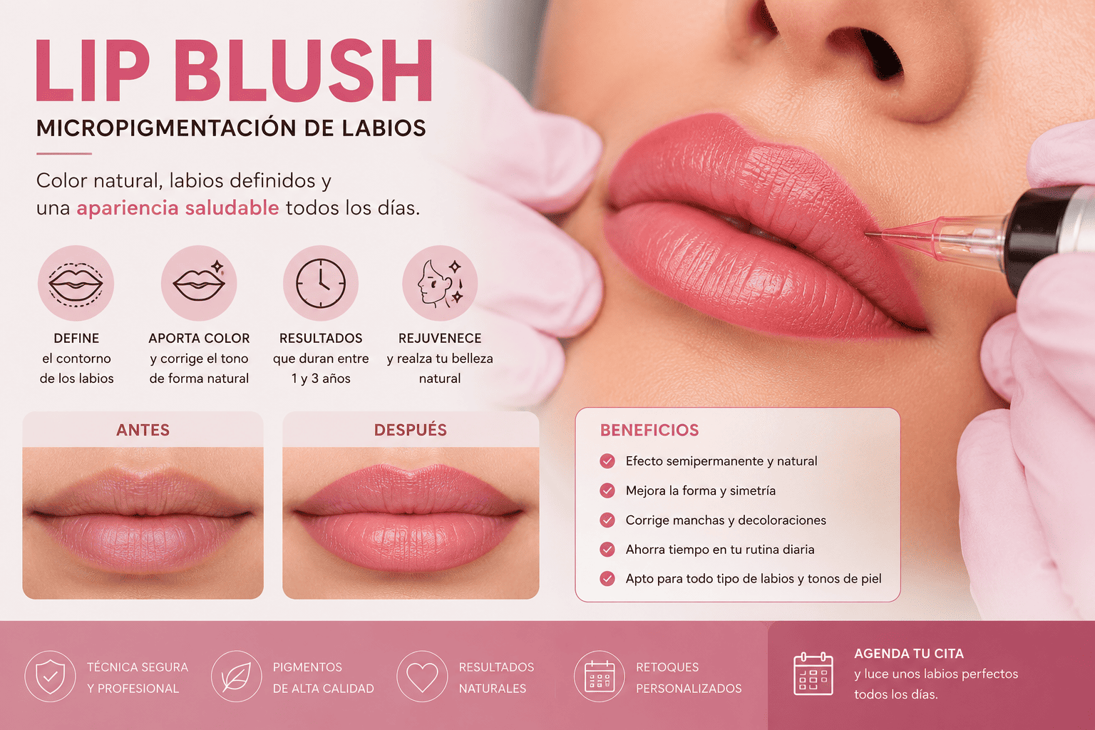 #LipBlush #MicropigmentacionDeLabios #LabiosPerfectos #Belleza #EsteticaFacial #LabiosNaturales #TendenciasBeauty #MaquillajeSemipermanente #LabiosRojos #Beauty2026