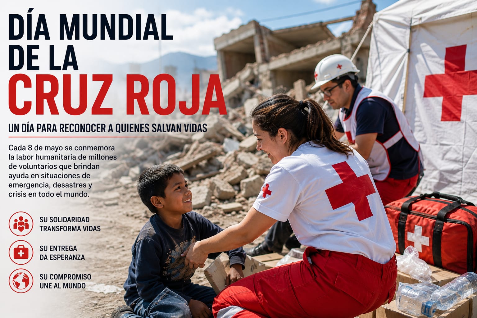 Detrás de cada uniforme de la Cruz Roja hay una historia de entrega y humanidad.