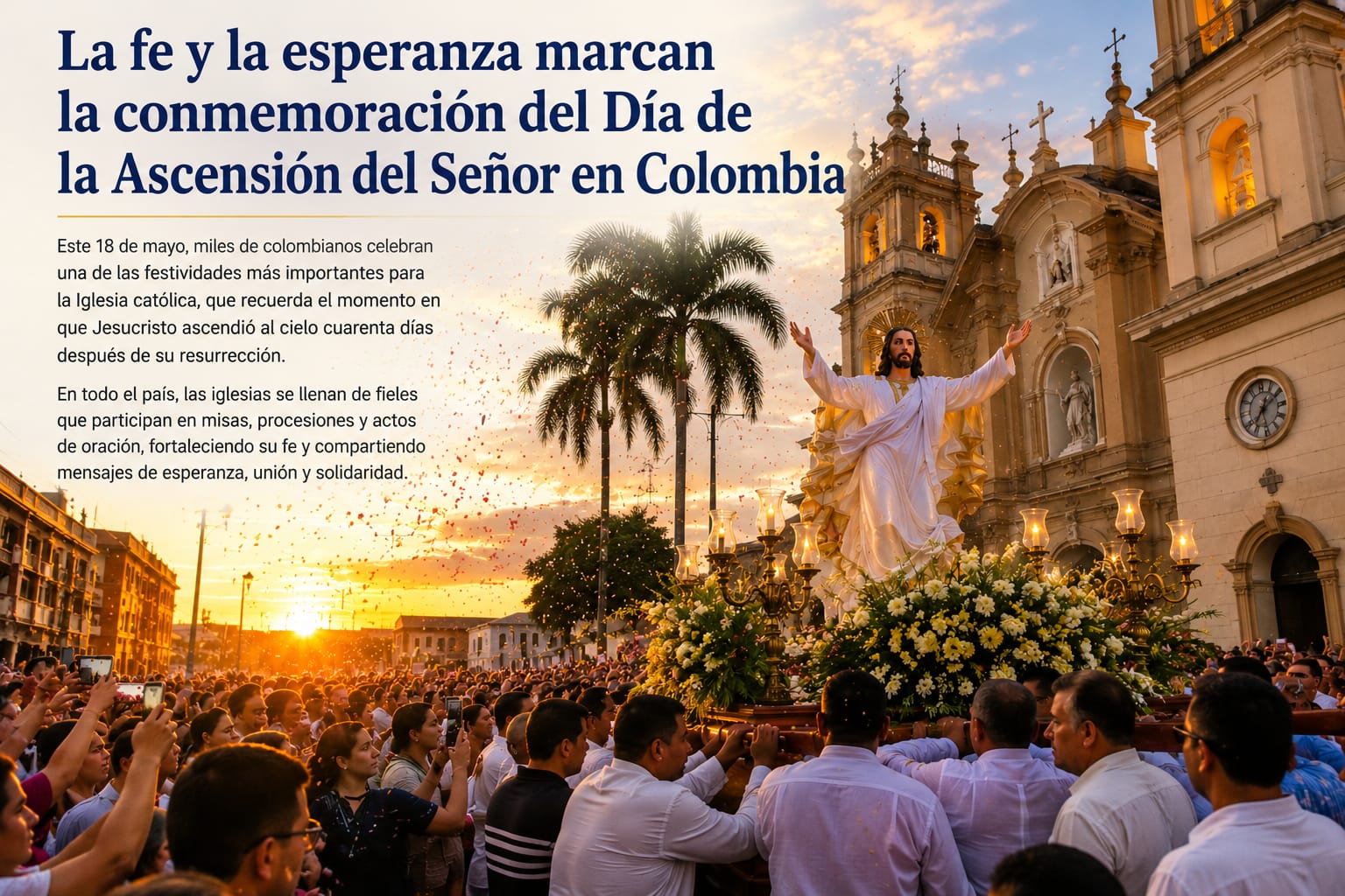 La Ascensión del Señor renueva la fe y fortalece la esperanza de millones de creyentes.