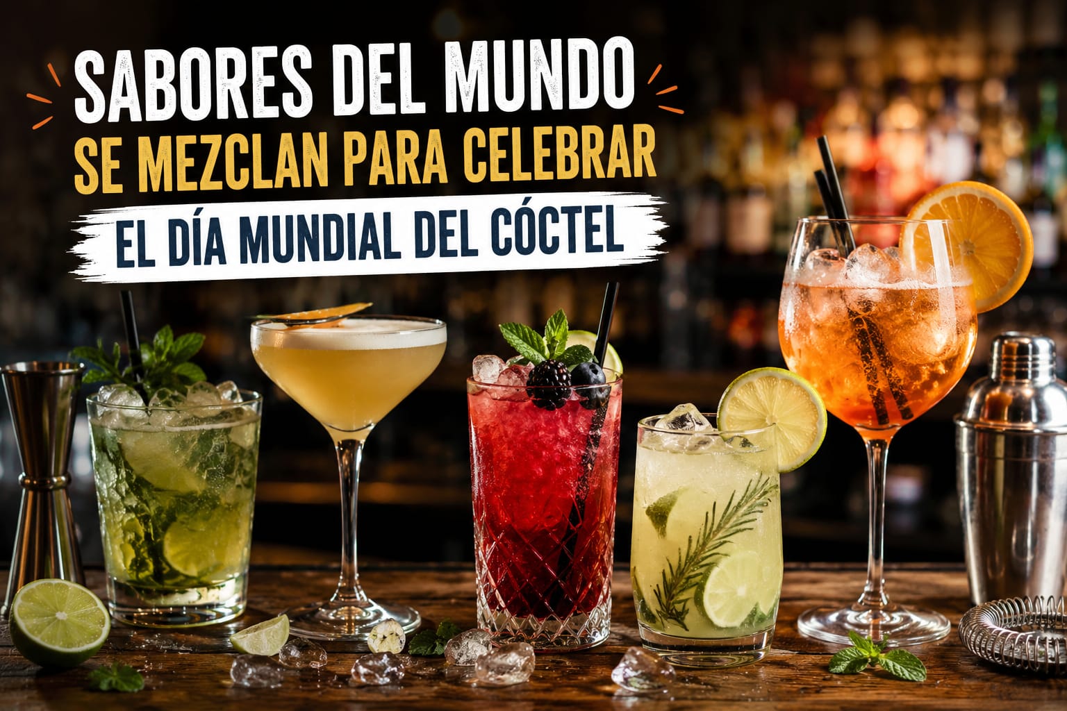 Colores, aromas y creatividad se mezclan en cada copa.