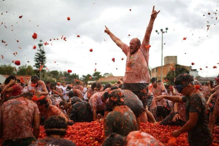 Boyacá- Tomatina- Gran Tomatina Colombiana- Sutamarchán-