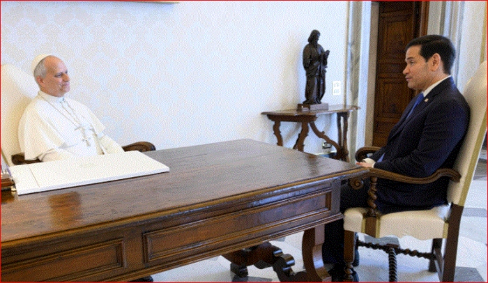 MarcoRubio- PapaLeónXIV- Vaticano- Cuba-CrisisEnCuba- DonaldTrump-EstadosUnidos