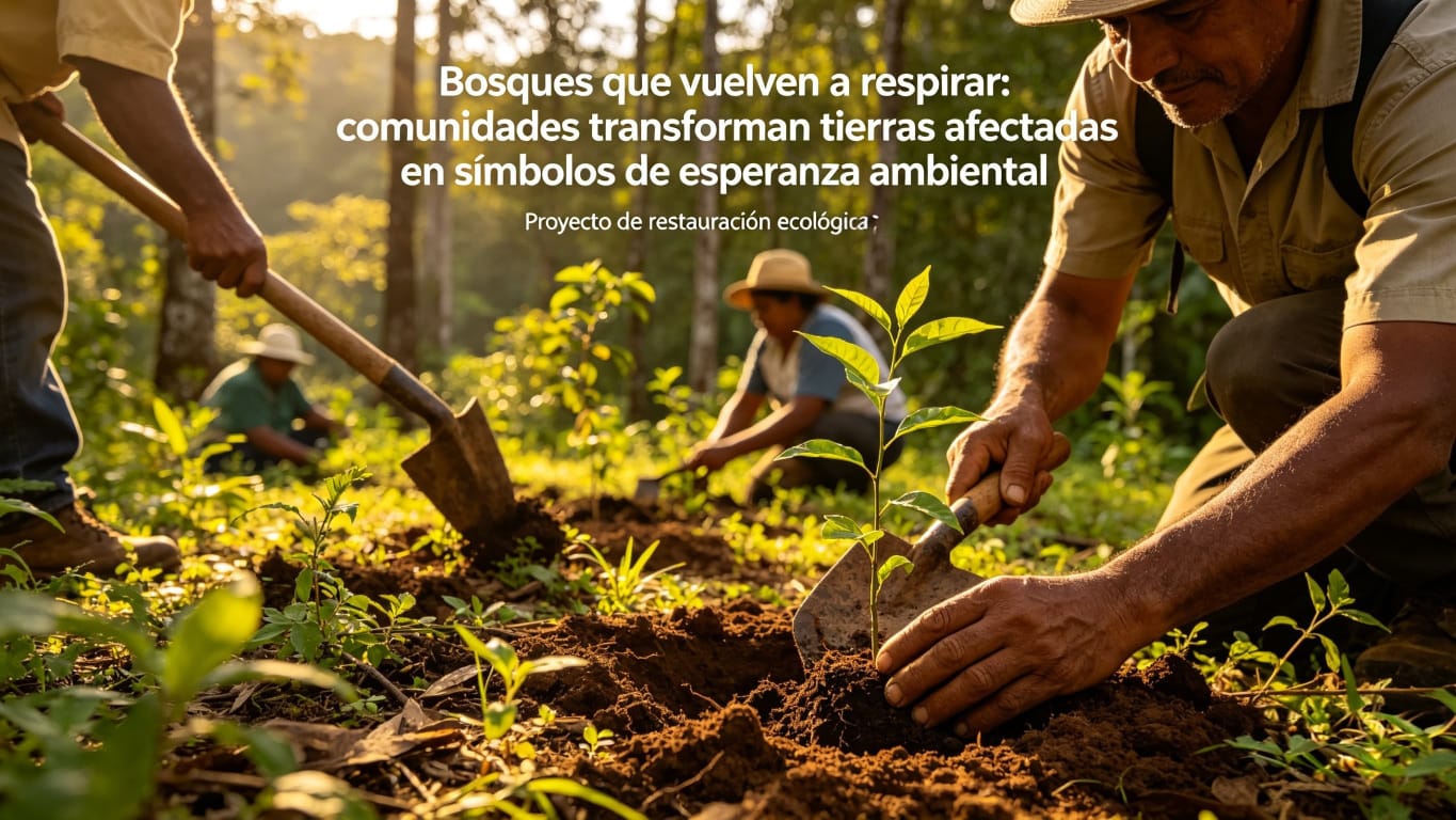 Pequeñas acciones pueden transformar grandes ecosistemas.