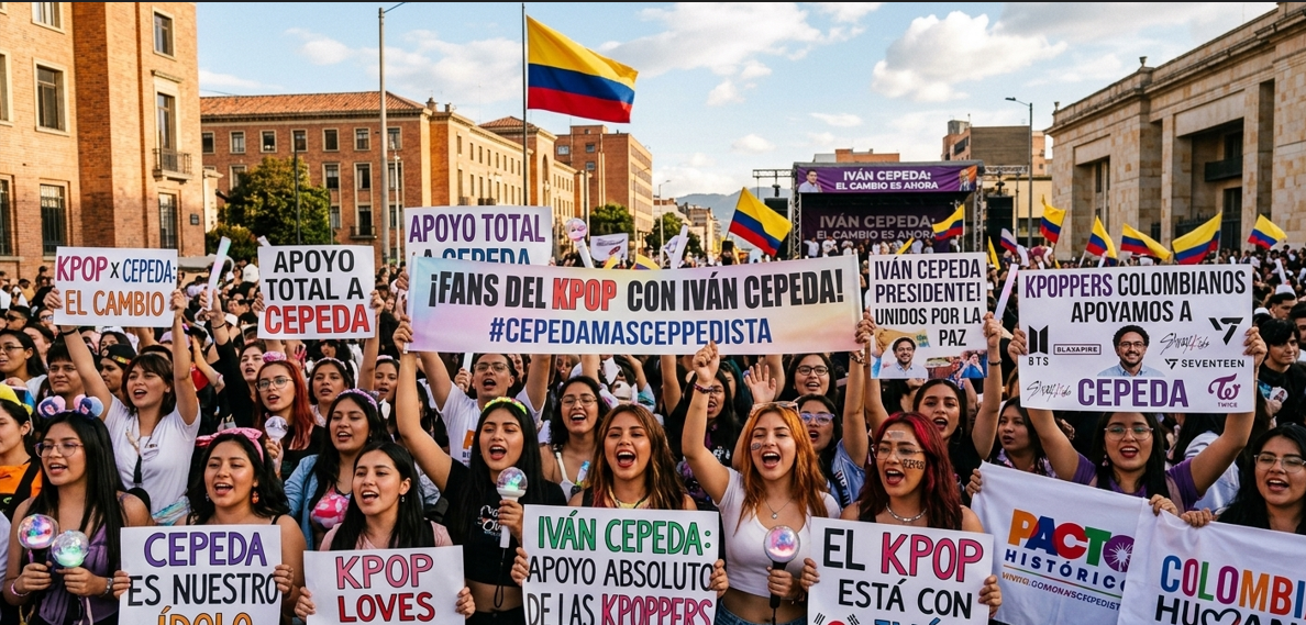 Fancams, coreano y derechos humanos: así hace campaña la comunidad K-pop por el Pacto Histórico