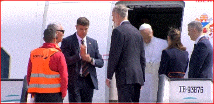 Rey de España- Incidente- Falcon- Canarias- Papa León XIV- Epaña- Roma- Vaticano- 12Jun-