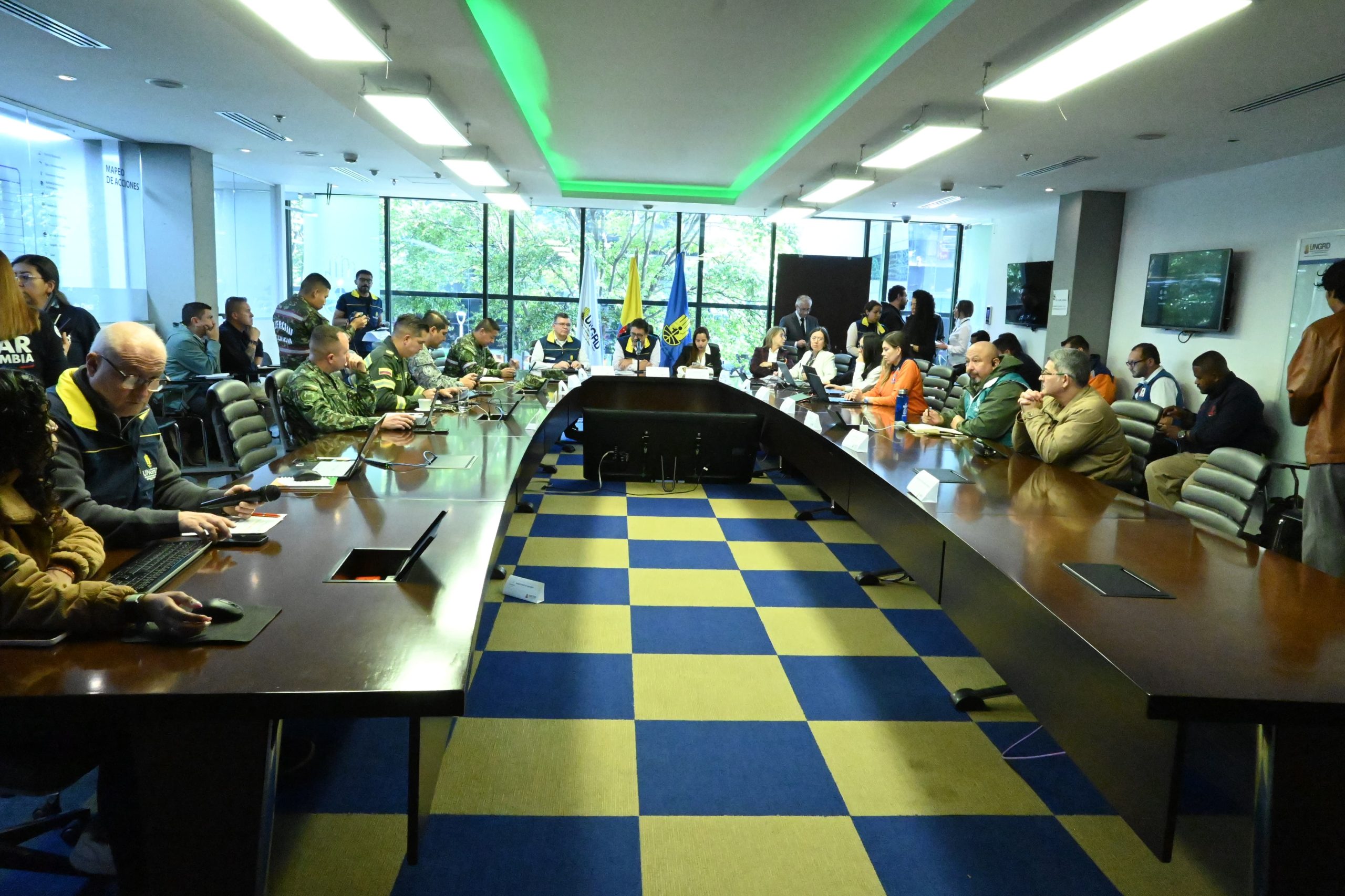 La UNGRD sostuvo una reunión con la Cancillería para coordinar la manera en que Colombia envía ayuda a Venezuela.