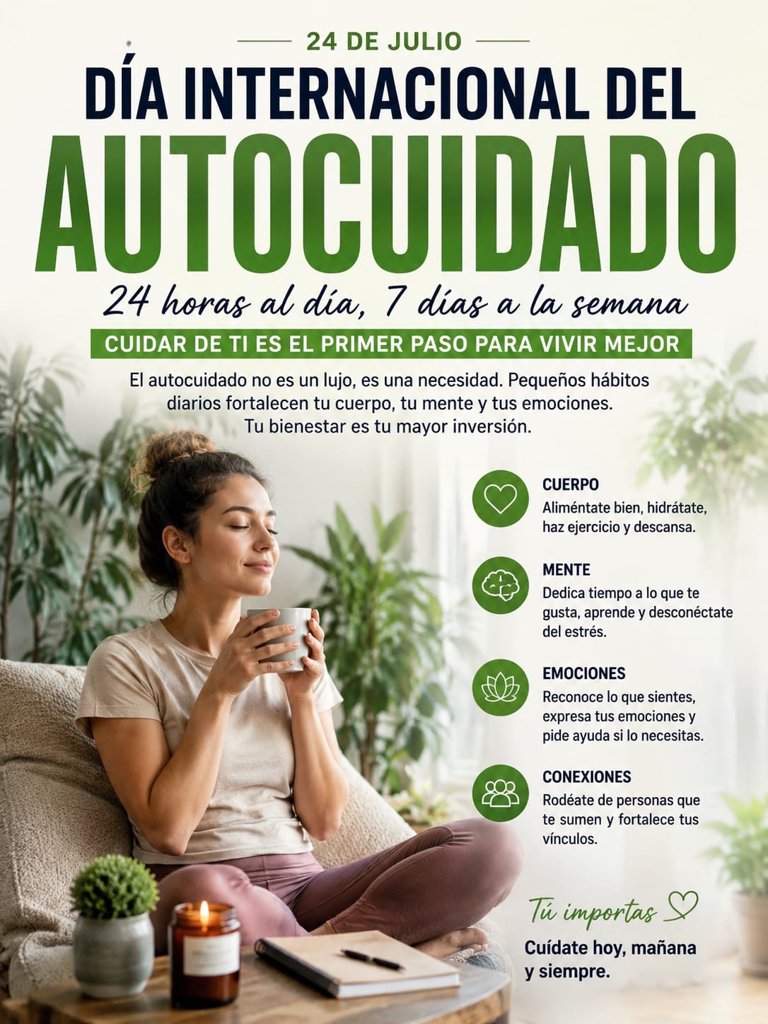 Pequeñas acciones como dormir bien, alimentarse saludablemente y realizar actividad física pueden prevenir enfermedades y promover el bienestar.