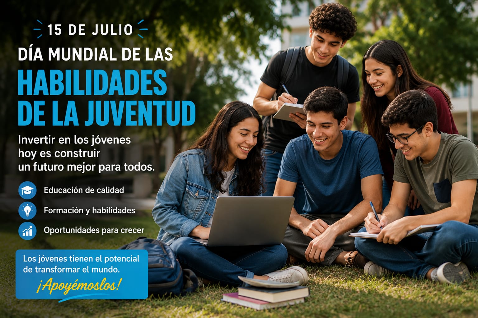 Las habilidades de la juventud son el motor que impulsa la innovación y construye el futuro de las sociedades.