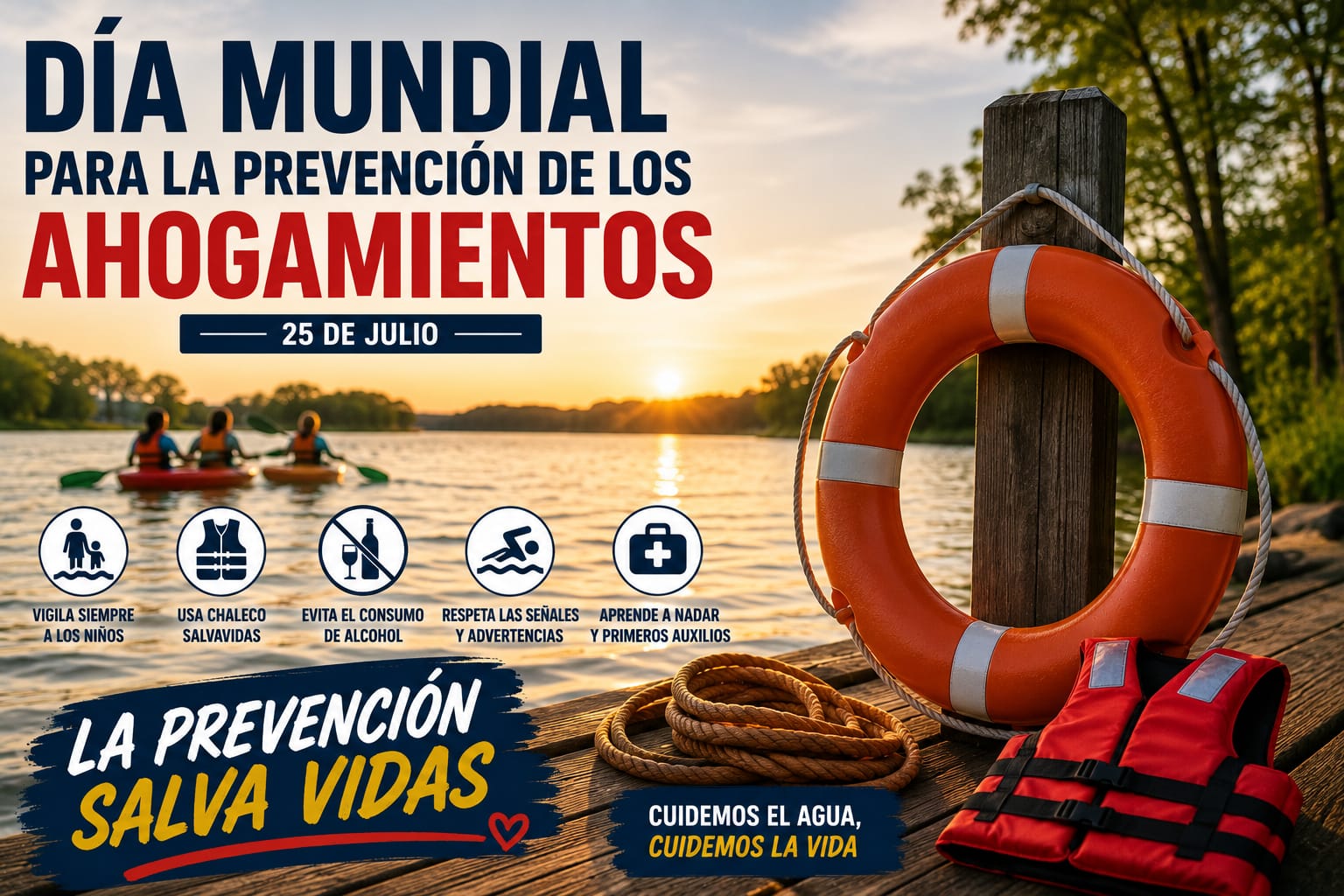 La educación, la supervisión y la responsabilidad son las mejores herramientas para evitar tragedias en el agua.