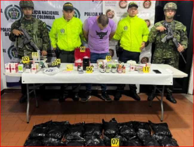 Armenia-Laboratorio- Policía- Ejército- 28sep- ketamina- estuperfacientes-